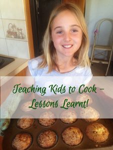 Teaching kids to cook - lessons learnt